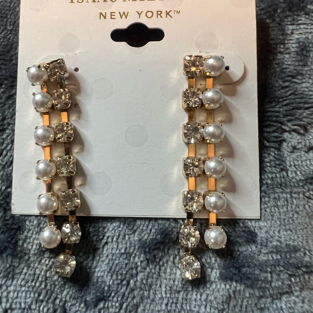 Isaac Mizrahi Gold, Crystal Dangle Earrings